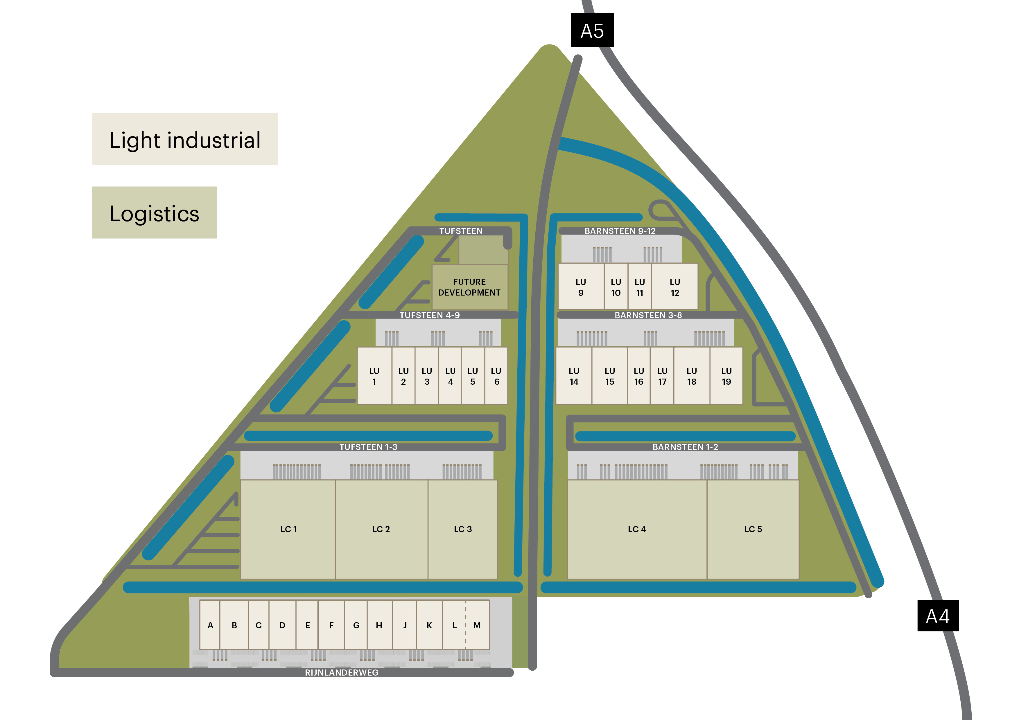 Site plan SEGRO Park Amsterdam Airport